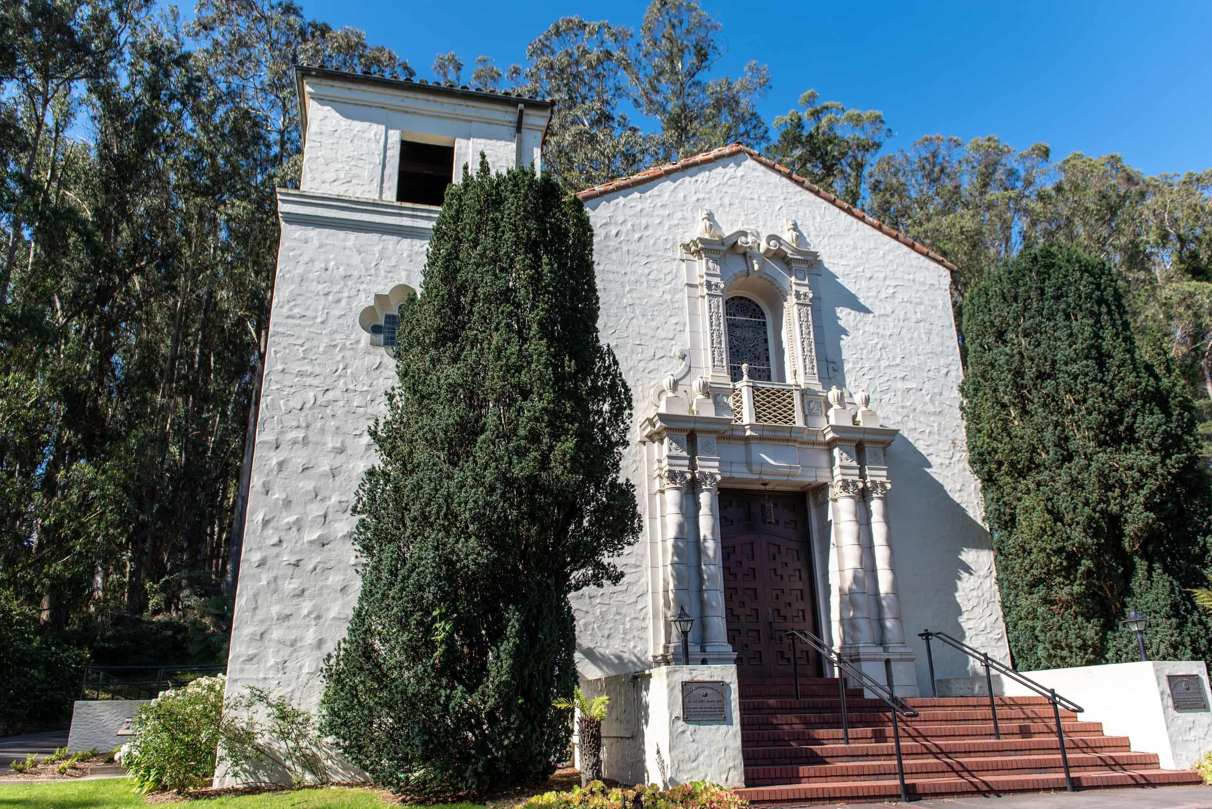 Exterior of the Interfaith Center at the Presidio.