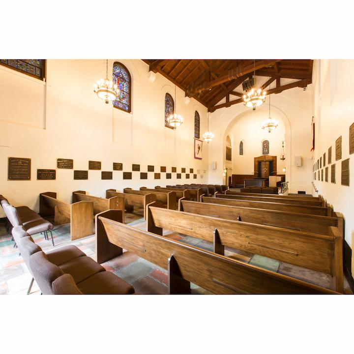 Interior of the Presidio Chapel.