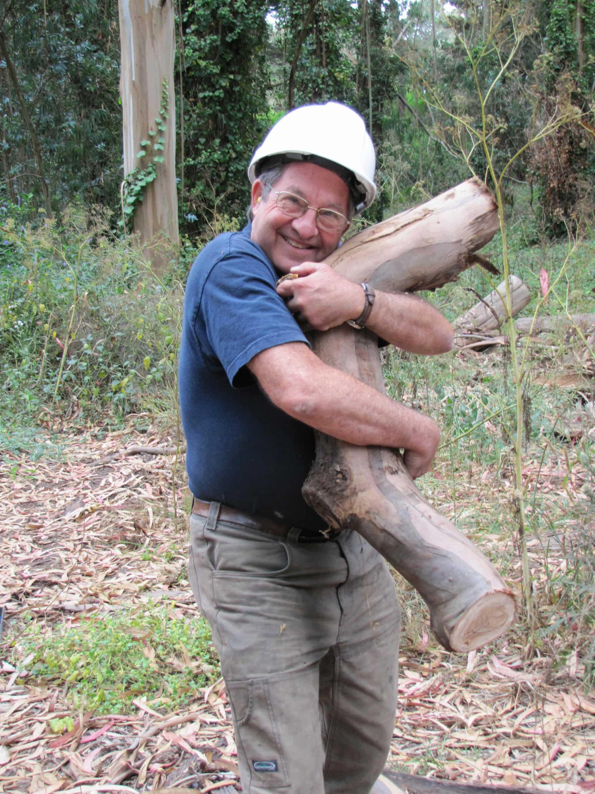 Peter while building Tree Fall.