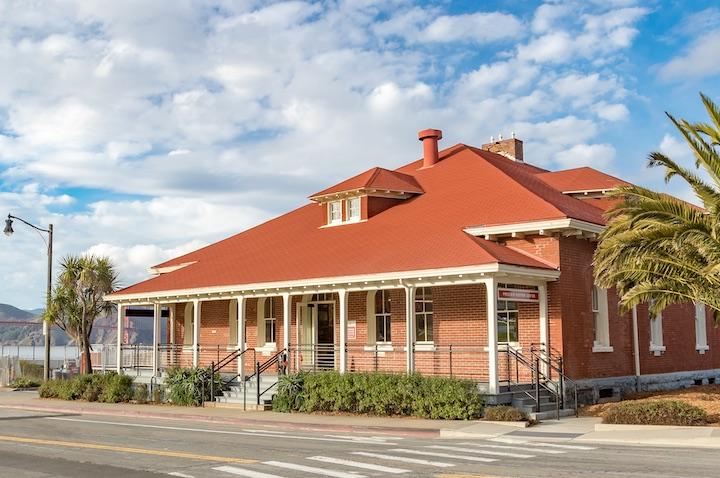 Exterior of Presidio Visitor Center