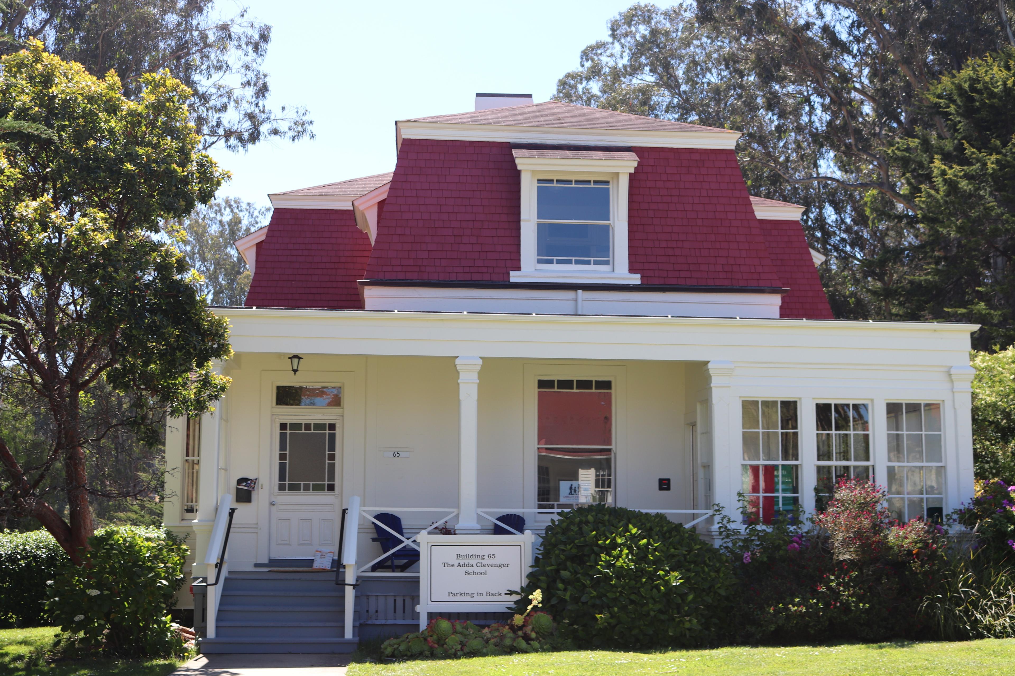 external shot of Adda Clevenger School at 65 Funston