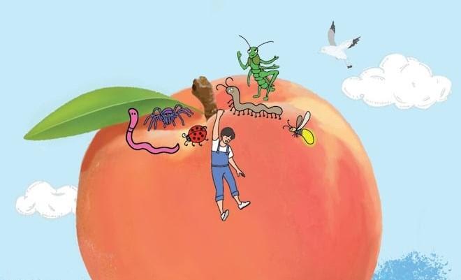 Cover image of Roald Dahl's James and the Giant Peach