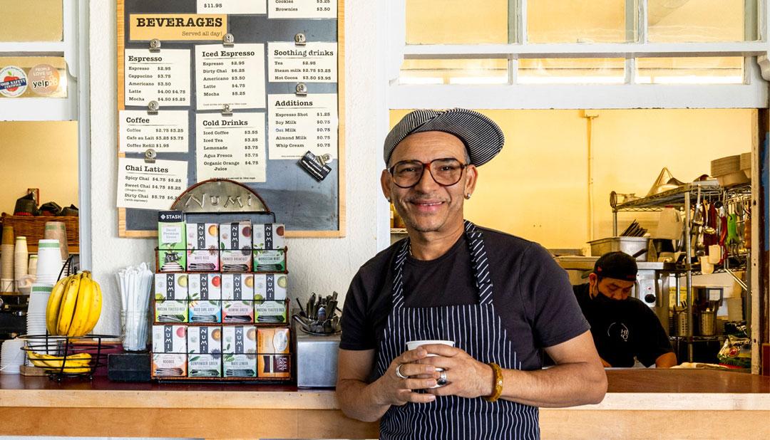 Rogelio Colindres, chef and owner of Café Rx in the Presidio.