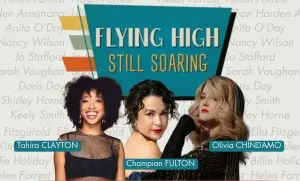 Three women on the cover celebrating Still Soaring