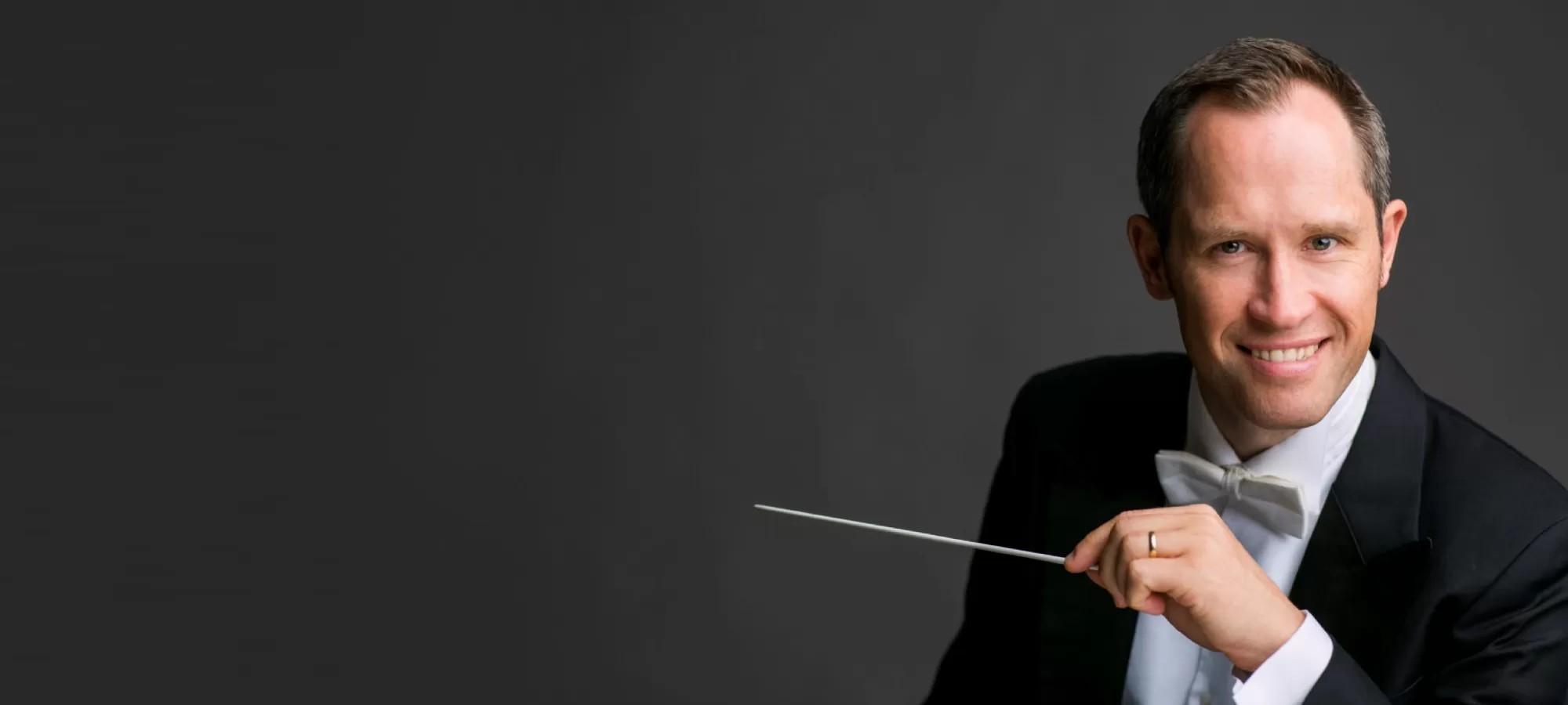 Portrait of man with gray background