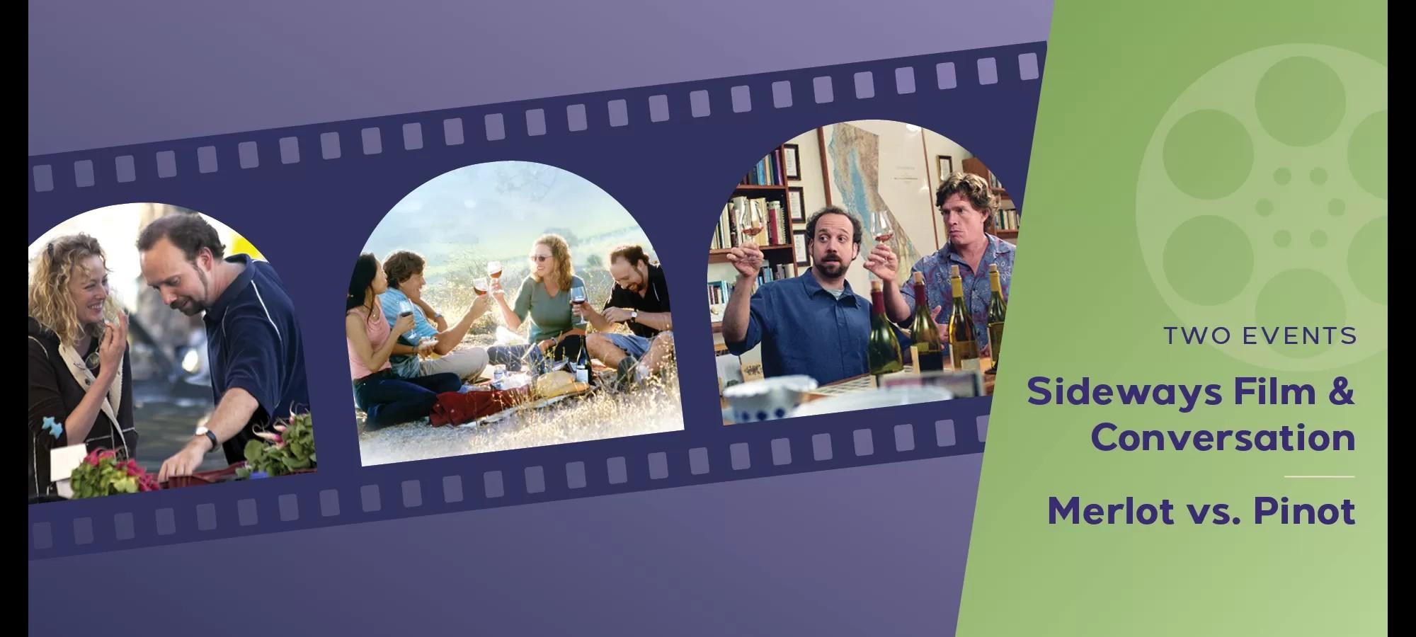 Film lineup of scenes from the movie Sideways