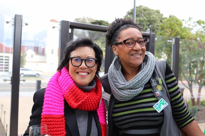 Two female Presidio Trust staff members.