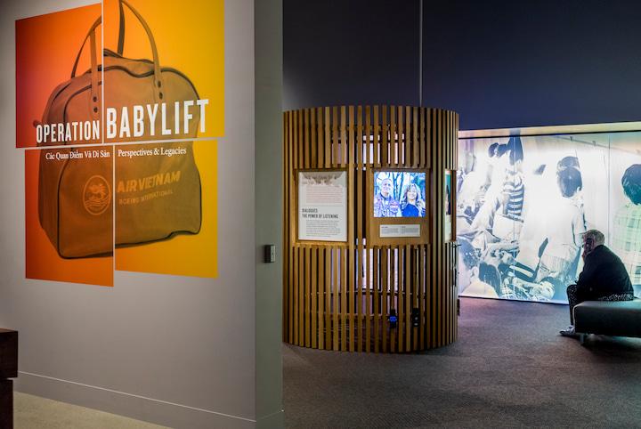 Opening Panel of the Operation Babylift exhibition.