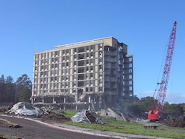 Deconstruction of the Letterman Army Medical Center in the Presidio.