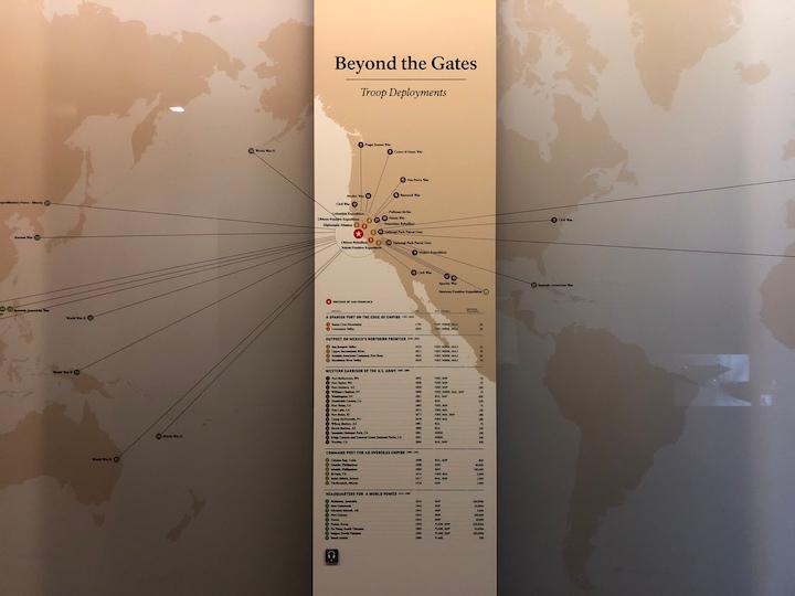 Beyond the Gates timeline map.