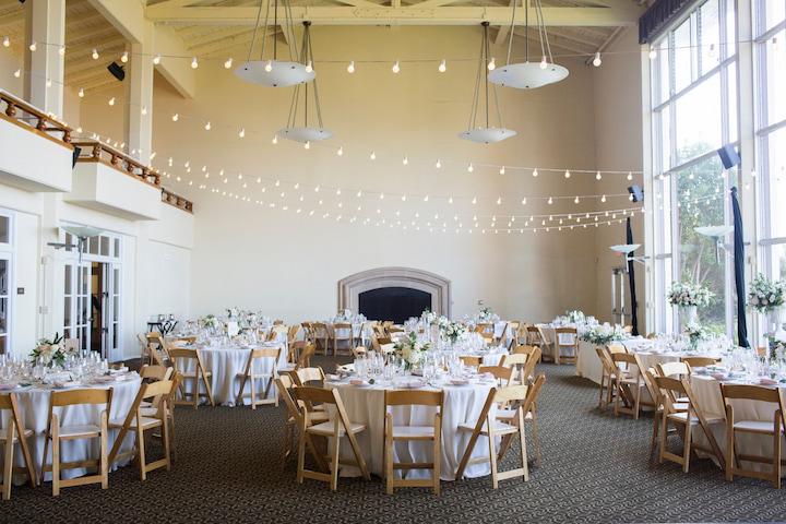 A mid-size event space at the Golden Gate Club.