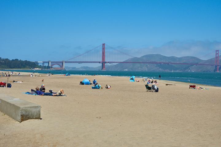 Crissy Field East Beach in the Presidio. Photo by vpimages.